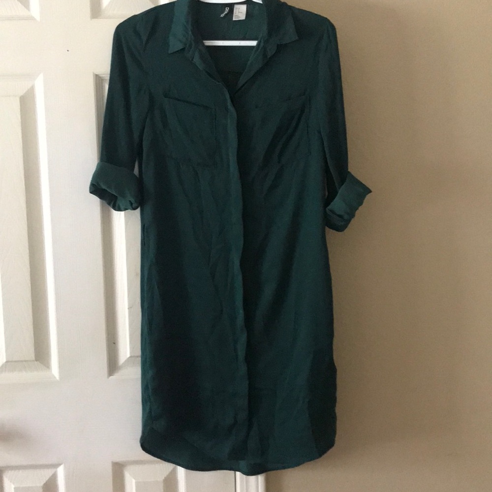 Dark green dress